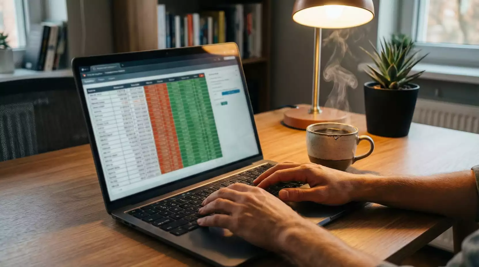 Laptop zeigt Quotenvergleich verschiedener Anbieter