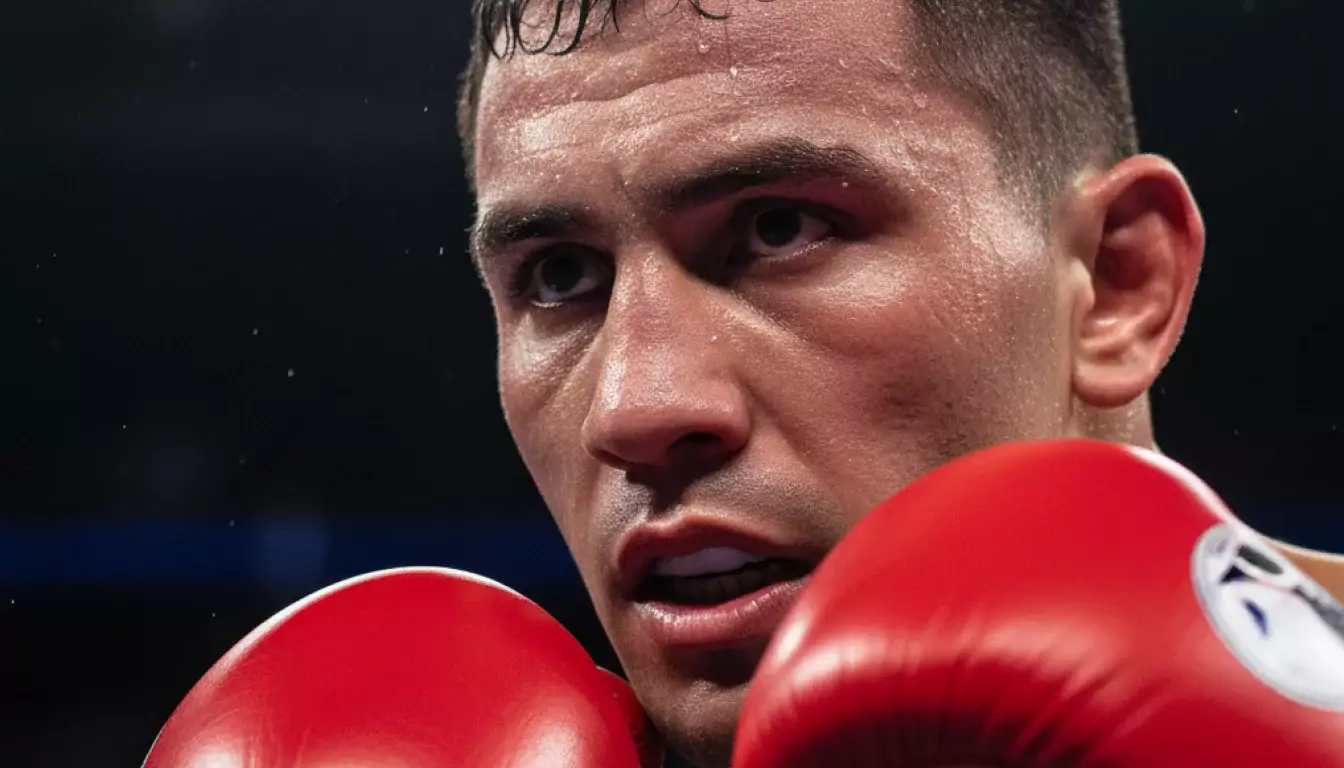Nahaufnahme eines Boxers im Ring – Live-Signale während des Kampfes erkennen